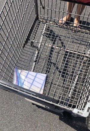 random acts of reading shopping cart