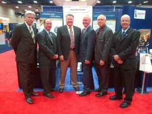 AMU's law enforcement team from IACP 2012. From left to right: John Currie, Tim Hardiman, Jeff Kuhn, Mike Sale, Dennis Porter and Dave Malone. Missing: Jim Deater and Leischen Stelter. 